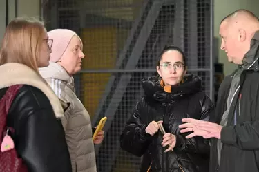Группа чотирьох людей з блаодійнго фонду «Покрова»